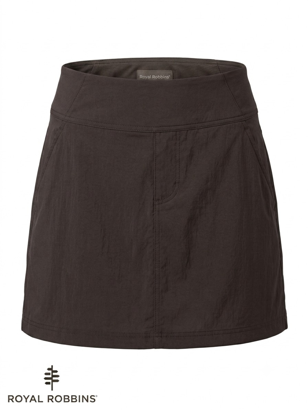 Royal Robbins Jammer Skort Womens Size 10 Black Stretch Outdoor Hiking Athletic